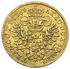 Maria Teresa 1740-1780, dukat 1759, Karlsburg, złoto 3.46 g, Resch 62, minimalnie gięty