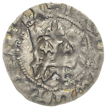 Władysław Jagiełło 1386-1434, półgrosz koronny, Aw: Korona, pod nią W Œ, Rw: Orzeł, srebro 0.95 g