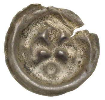 Mściwój II 1266-1294, brakteat, Lilia na łuku, p