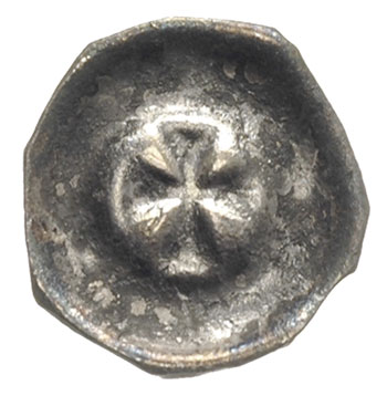 brakteat ok. 1416-1460, Krzyż grecki, 0.38 g, BRP Prusy T18.4