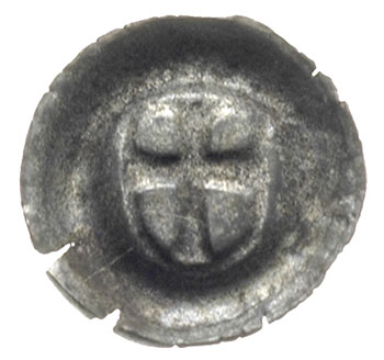 brakteat ok. 1511-1525, Tarcza z krzyżem, 0.21 g