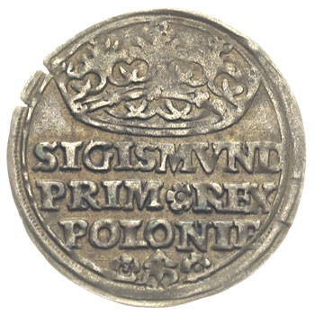 grosz 1528, Kraków, ładnie zachowany, patyna
