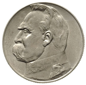 5 złotych 1936, Warszawa, Józef Piłsudski, Parchimowicz 118.c, piękne