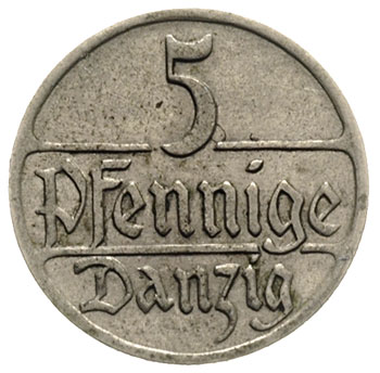 5 fenigów 1928, Berlin, Parchimowicz 55.d, rzadk