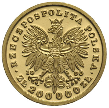 200.000 złotych 1990, Solidarity Mint USA, Tadeu