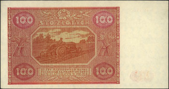 100 złotych 15.05.1946, seria zastępcza Mz, Miłczak 129c, bardzo rzadki i pięknie zachowany