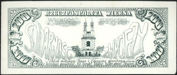 zestaw pseudobanknotów: 30 srebrników 13.12.1981