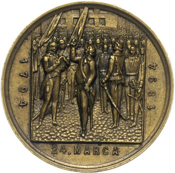 medal na 100-lecie bitwy pod Racławicami, 1894, 