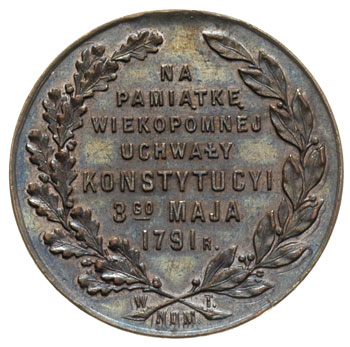 medal na 125-lecie Konstytucji 3 Maja Warszawa 1