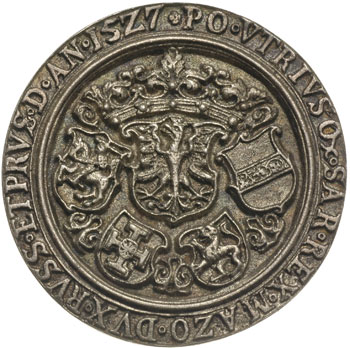 kopia medalu renesansowego autorstwa Hansa Schwa
