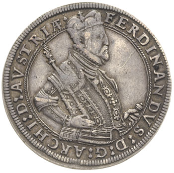 Arcyksiążę Ferdynand 1564-1595, talar bez daty, 
