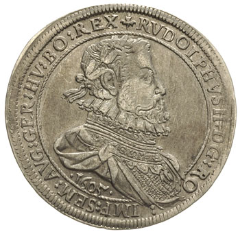 Rudolf II 1576-1612, talar 1605, Hall, 28.25 g, 