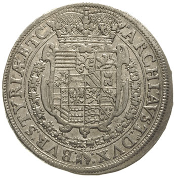 Ferdynand II 1619-1637, talar 1626, Graz, 28.57 g, Dav. 3108, Voglhuber 134/V, Herinek 423