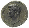 Hadrian 117-138, sestercja, Aw: Popiersie w wieńcu laurowym w lewo, HADRIANVS AVGVSTVS, Rw: Roma s..