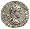 Elagabal 218-222, antoninian, Rzym, Aw: Popiersie cesarza w koronie radialnej w prawo, Rw: Stojąca..