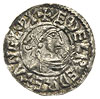 Aethelred II 978-1016, denar typu first hand, Londyn, mincerz Byrhsige, Aw: Popiersie w lewo, Rw: ..