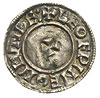 Aethelred II 978-1016, denar typu small cross, Londyn, mincerz Leofwine, Aw: Popiersie w diademie ..