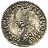Harold I 1035-1040, denar typu jewel cross 1036-1038, Londyn, mincerz Goltsige, Aw: Popiersie w le..