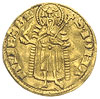 Ludwik I Andegaweński 1342-1382, goldgulden 1342-1353, Buda, Aw: Lilia, Rw: Św. Jan stojący na wpr..