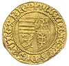 Władysław Warneńczyk 1434-1444, goldgulden 1442-1444, Nagy Banya, Aw: Czteropolowa tarcza, Rw: Św...