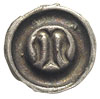 Księstwo Ziębickie, brakteat miasta Ziębice XV w., Gotycka litera M, 0.22 g, Fbg. 377