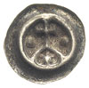 brakteat ok. 1277-1288, Krzyż na arkadzie, pod nią gwiazdka, po bokach kulki, 0.24 g, BRP Prusy T5.2