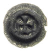 brakteat ok. 1317-1328, Krzyż łaciński, poniżej po bokach dwa małe krzyżyki, 0.17 g, BRP Prusy T9.2