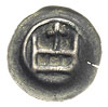 brakteat ok. 1337-1345, Korona zwieńczona krzyże