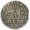 trojak 1586, Ryga, Iger R.86.1.b (R),Gerbaszewsk