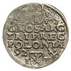 trojak 1592, Poznań, końcówka daty z lewej strony monety, Iger P.92.2.a