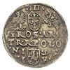 trojak 1595, Olkusz, na awersie znak menniczy na końcu napisu, Iger O.95.1.e (R1), ładny, patyna