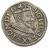 trojak 1595, Wschowa, bardzo rzadka odmiana z herbem Lewart  w tarczy pod popiersiem, Iger W.95.3...