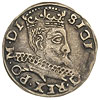 trojak 1598, Wschowa, na rewersie znak menniczy 