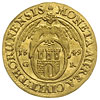 dukat 1649, Toruń, Aw: Ukoronowane popiersie krola i napis wokoło IOAN CAS D G R POL & SUEC M D L ..
