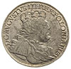 ort 1754, Lipsk, szerokie popiersie i bardzo duża głowa króla, Merseb. 1779, ładny egzemplarz, del..