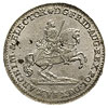 dwugrosz wikariacki 1741, Drezno, Aw: Król na koniu, Rw: Tron, Merseb 1699, drobna wada blachy, al..
