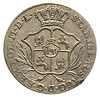 2 grosze srebrne (półzłotek) 1769, Warszawa, wieniec z długich gałązek, Plage 250, defekt na rancie