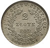 2 złote 1831, Warszawa, Plage 273, moneta w pudełku GCN - MS 62, minimalnie justowane, ale bardzo ..
