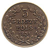 3 grosze 1831, Warszawa, Iger PL.31.1.a, Plage 282, patyna