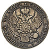 1 1/2 rubla = 10 złotych 1835, Warszawa, Plage 320, Bitkin 1131 (R),rzadkie, ciemna nierównomierna..