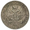 1 1/2 rubla = 10 złotych 1836, Warszawa, duże cyfry daty, Plage 326, Bitkin 1132, ładny egzemplarz