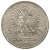 5 złotych 1928, Warszawa, Nike, Parchimowicz 114.a, delikatna patyna