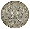 5 złotych 1932, Anglia, Głowa kobiety, Parchimowicz 116.b, piękne