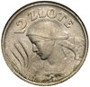2 złote 1924, Paryż, pochodnia po dacie, Parchimowicz 109.a, moneta w pudełku GCN - MS 64, pięknie..