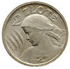2 złote 1924, Paryż,  pochodnia po dacie, Parchimowicz 109.a, ładne