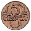 5 groszy 1931, Warszawa, Parchimowicz 103.c, piękne i rzadki rocznik