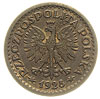 1 złotych 1928, nominał w wieńcu, tombak 5.72 g,