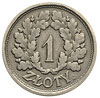 1 złoty 1928, nominał w wieńcu bez napisu PRÓBA,