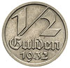 1/2 guldena 1932, Berlin, Parchimowicz 60, piękny egzemplarz
