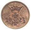fenig 1923, Berlin, Parchimowicz 53.f, moneta wybita stemplem lustrzanym